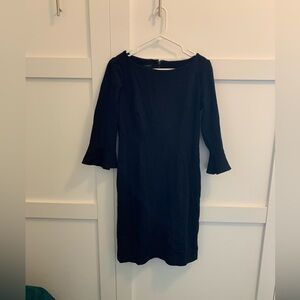 Talbots navy blue dress
